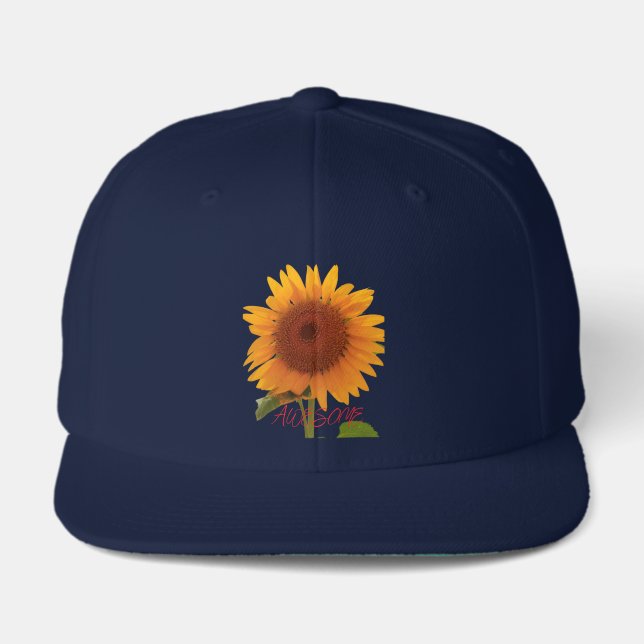 AWESOME SUNFLOWER VISOR  (Front)