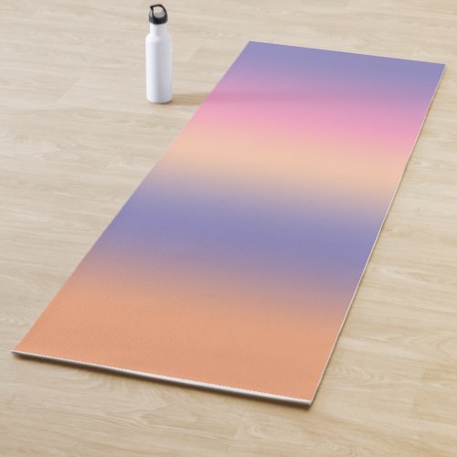 Awesome sunset color Yoga Mat