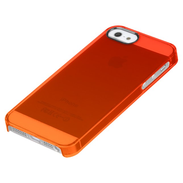 Awesome Sunset Orange Uncommon iPhone Case (Bottom)
