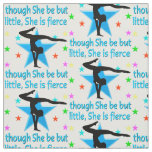 AWESOME SUPER STAR GYMNASTICS DESIGN FABRIC