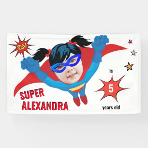 Awesome Superhero Tremendous Birthday Gift Banner