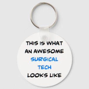 awesome surgical tech keychain