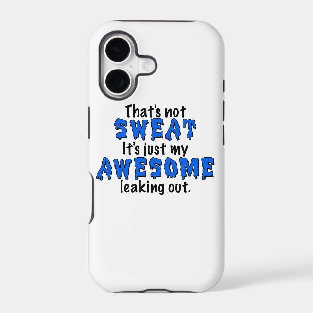 Awesome Sweat Iphone Case (Back)