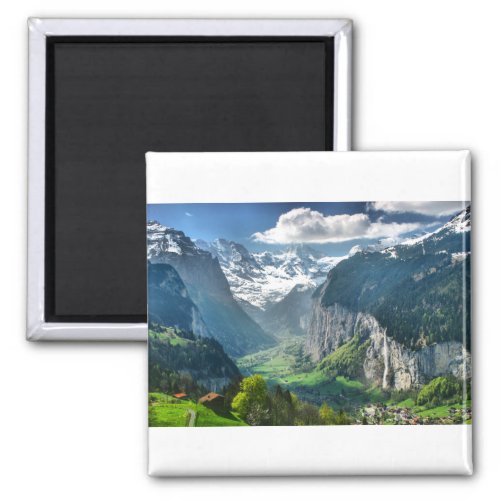 Awesome Switzerland Alps Magnet