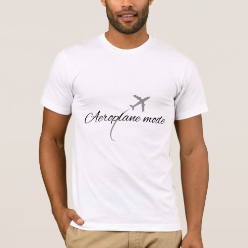 Awesome  T shirt design Aeroplane mode