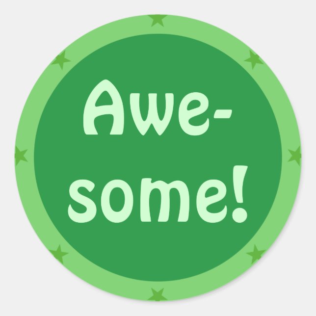 Awesome - Teacher Sticker Series (Front)