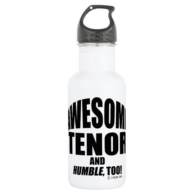 Awesome Tenor Water Bottle (Front)