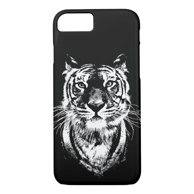 Awesome tiger cat portrait. Wildlife Case-Mate iPhone Case (Back)