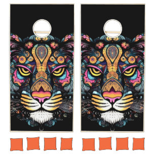 Awesome Tiger Head  Cornhole Set