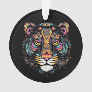 Awesome Tiger Head  Ornament