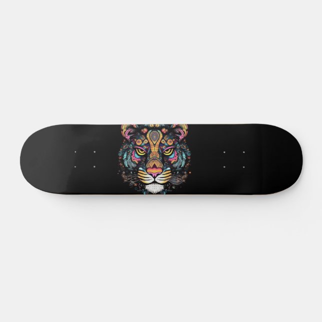 Awesome Tiger Head  Skateboard (Horz)