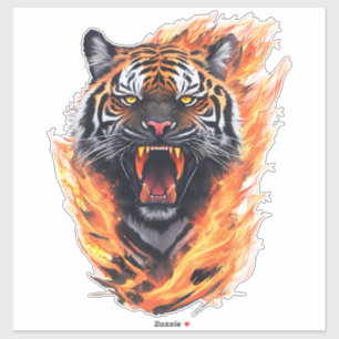 Awesome Tiger Sticker