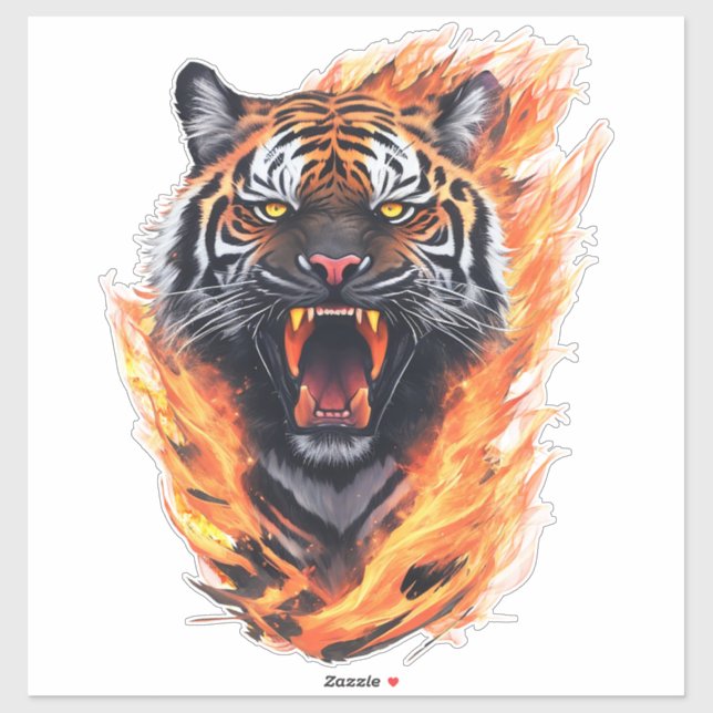 Awesome Tiger Sticker (Sheet)