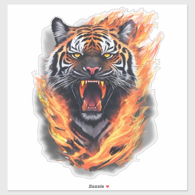 Awesome Tiger Sticker (Sheet)