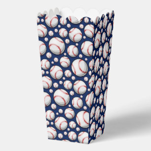 Awesome tiled Baseball sports pattern Favor Boxes