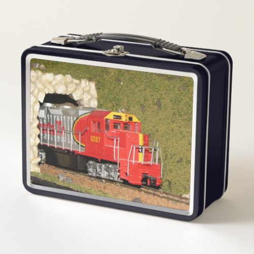 Awesome Train Metal Lunch Box