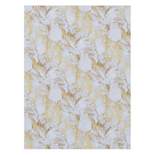Awesome trendy modern faux gold glitter marble tablecloth