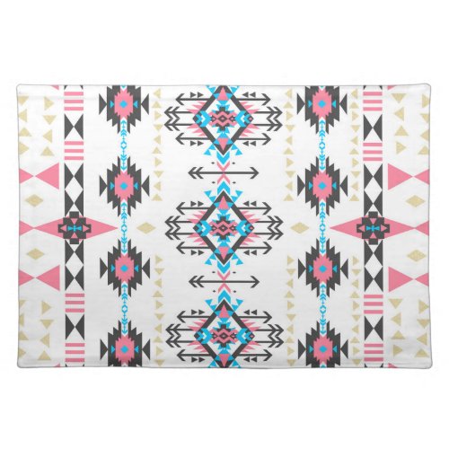 Awesome tribal ethnic geometric pattern placemat