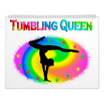 Awesome Tumbling Queen Gymnastics Calendar at Zazzle