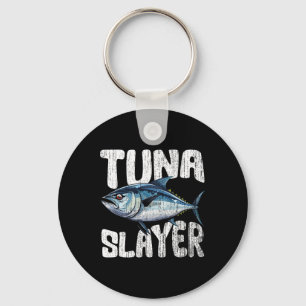Awesome Tuna Slayer For Tuna Hunting Enthusiast Tu Keychain