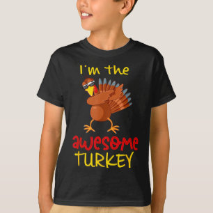 Awesome Turkey Matching Family Group Thanksgiving T-Shirt