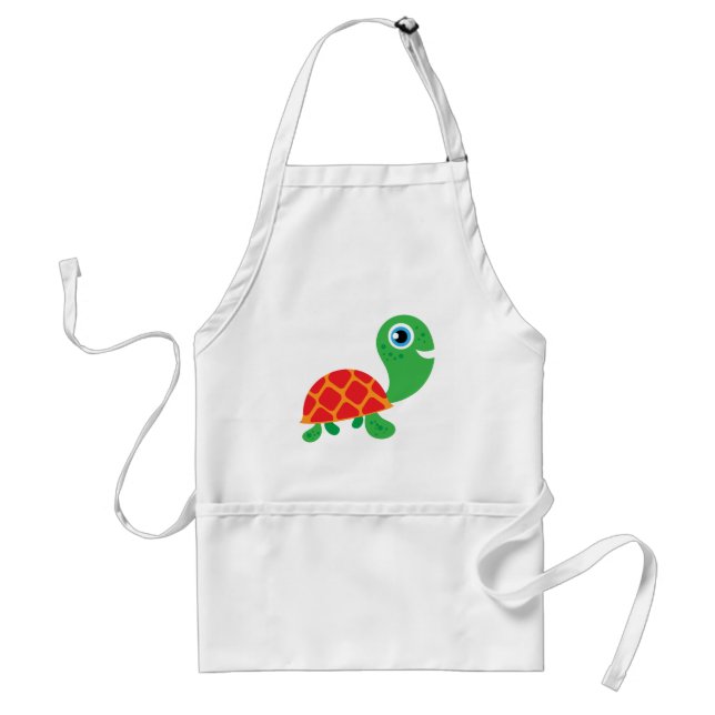 Awesome Turtle Adult Apron (Front)