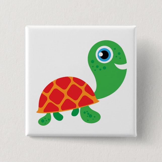 Awesome Turtle Button (Front)