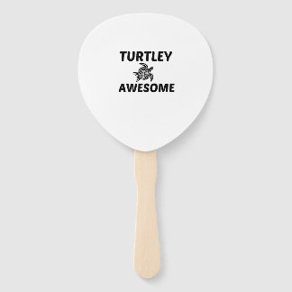 AWESOME TURTLE HAND FAN