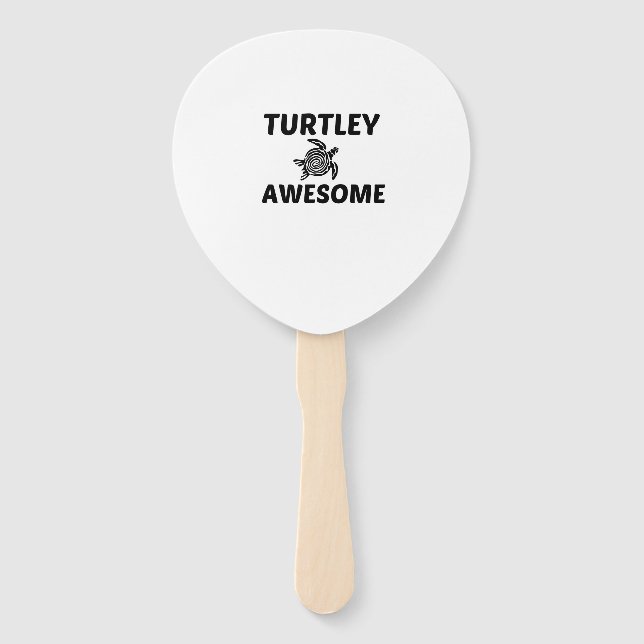 AWESOME TURTLE HAND FAN (Front)
