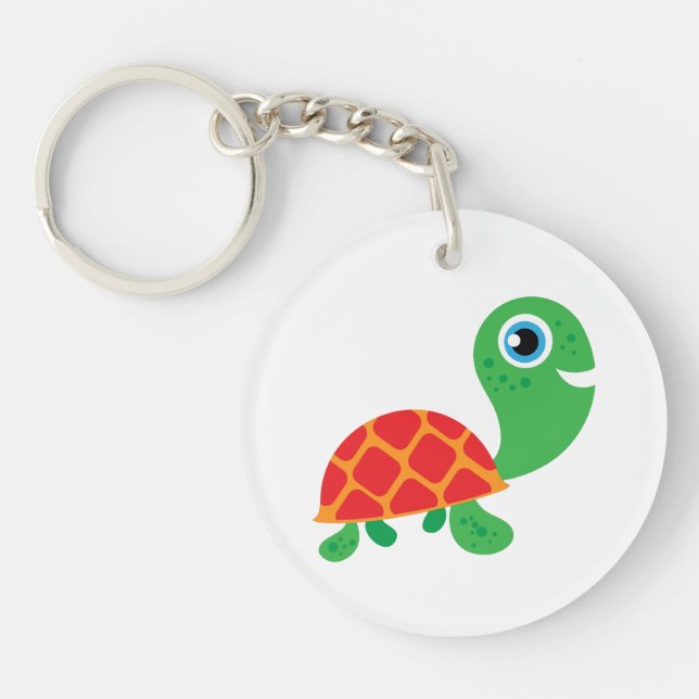 Awesome Turtle Keychain (Front)