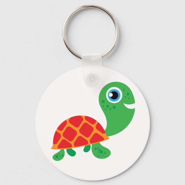 Awesome Turtle Keychain (Front)