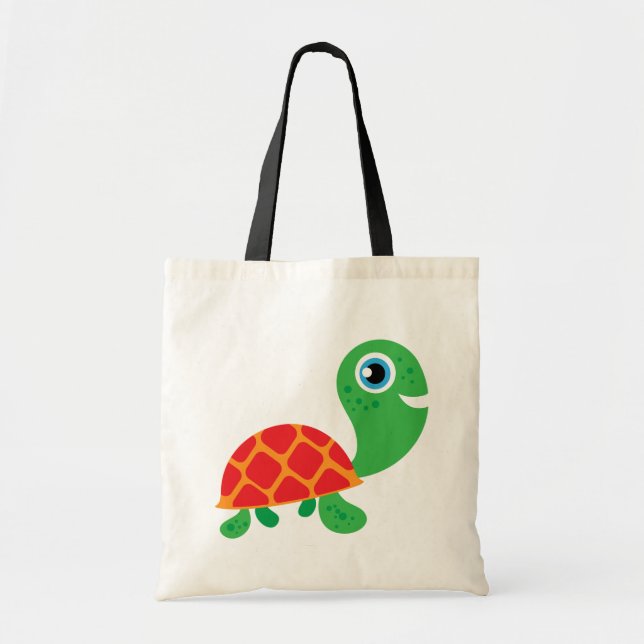 Awesome Turtle Tote Bag (Front)