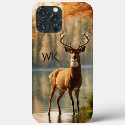 Awesome Twelve Point Buck Autumn Waters Monogram