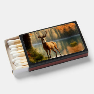 Awesome Twelve Point Buck in Autumn Waters Matchboxes