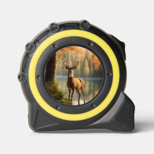 Awesome Twelve Point Buck in Autumn Waters Tape Measure