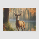 Awesome Twelve Point Buck in Autumn Waters Tissue Paper
