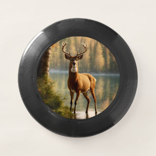 Awesome Twelve Point Buck in Autumn Waters Wham-O Frisbee