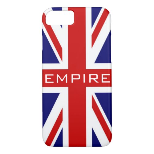 Awesome UK Flag EMPIRE iPhone 87 Case