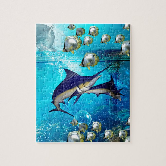 Awesome underwater world jigsaw puzzle (Vertical)