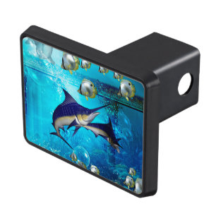Awesome underwater world trailer hitch cover