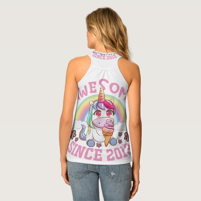 Awesome Unicorn 2013 Tank Top (Back Full)