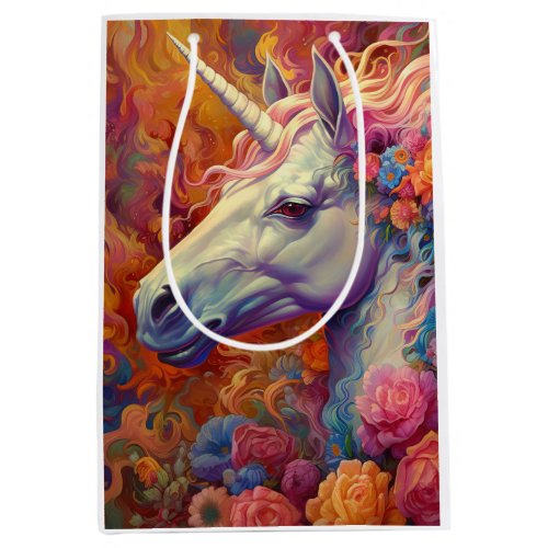 Awesome Unicorn Birthday Medium Gift Bag