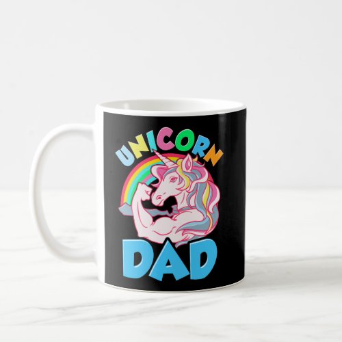 Awesome Unicorn Dad Cool Unicorn Dads Coffee Mug