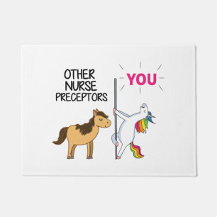 Awesome Unicorn Gift For Nurse Preceptor Doormat