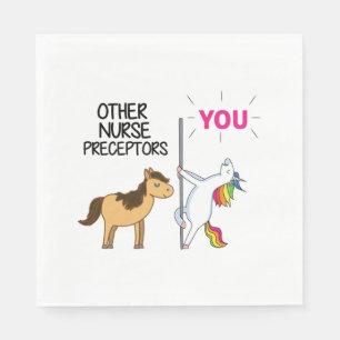 Awesome Unicorn Gift For Nurse Preceptor Napkins