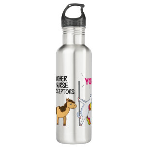 Awesome Unicorn Gift  For Nurse Preceptor   Stainless Steel Water Bottle