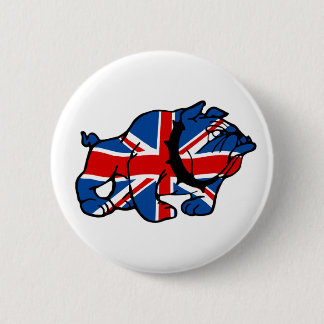 Awesome Union Jack Pinback Button