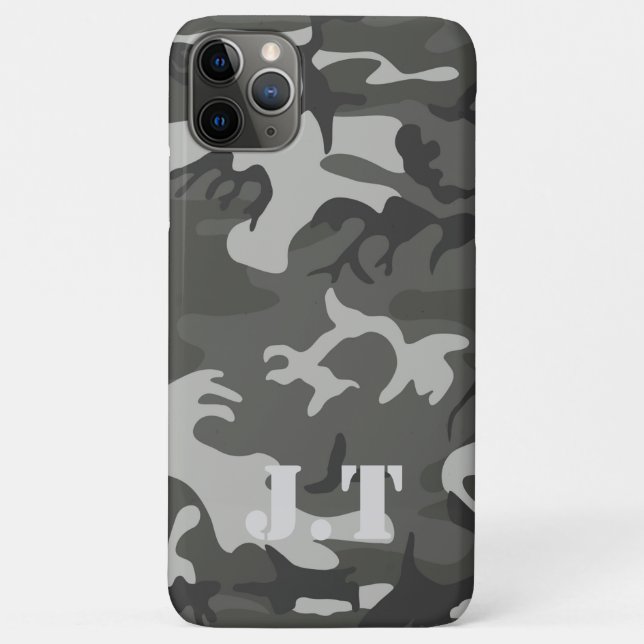 Awesome Urban Camouflage Pattern Monogram Case-Mate iPhone Case (Back)