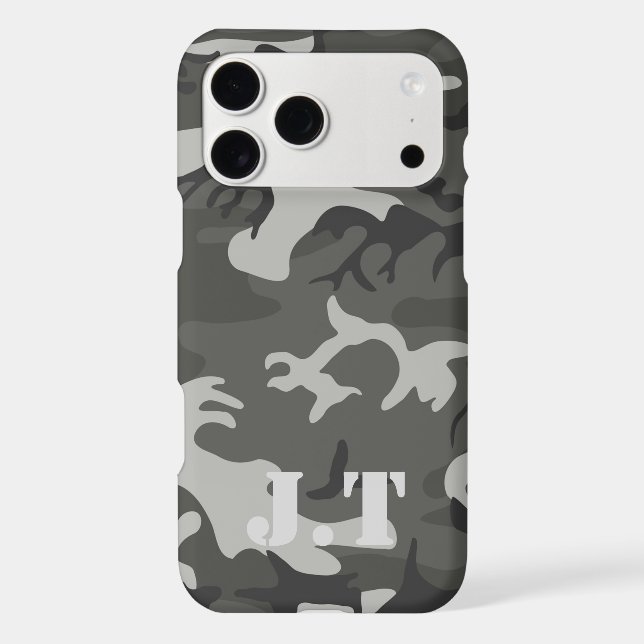 Awesome Urban Camouflage Pattern Monogram Iphone Case (Back)