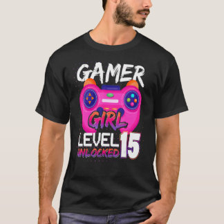 Awesome Video Games Controller Level 15 Unlocked G T-Shirt